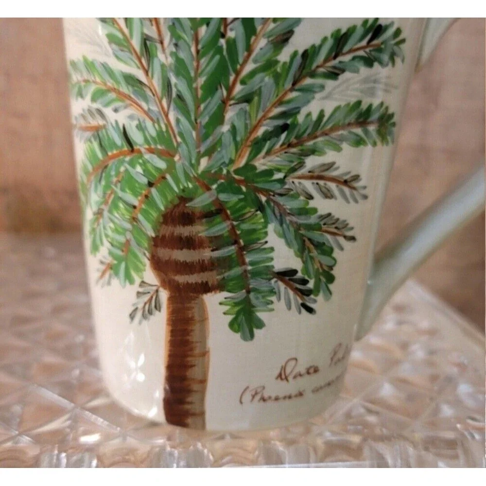 Palm Island Teapot and Cups. Palm Island Cream by FLORIDA